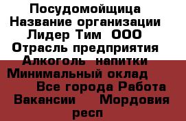 Посудомойщица › Название организации ­ Лидер Тим, ООО › Отрасль предприятия ­ Алкоголь, напитки › Минимальный оклад ­ 26 300 - Все города Работа » Вакансии   . Мордовия респ.